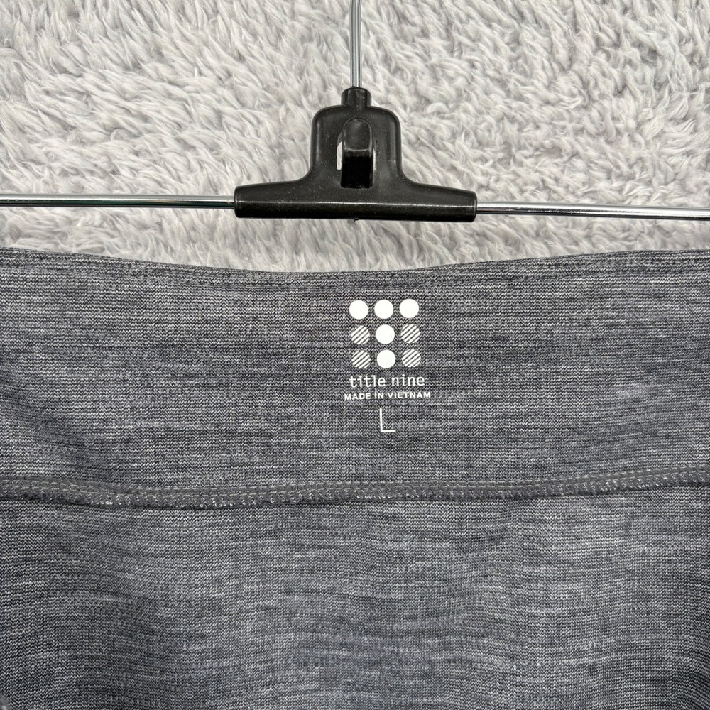 Title Nine She Leads Ponte Active Skirt Size L Heather GrayPerformance Stretch - Picture 6 of 8